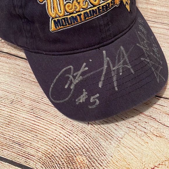 WVU Adjustable Hat Signed By Pat White and Steve Slaton It IS NOT Authenticated - Picture 3 of 14